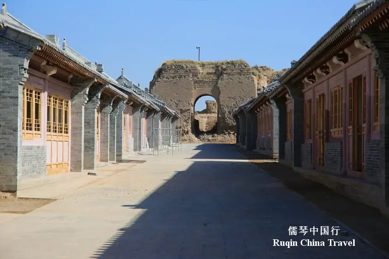 A charming “Ming and Qing Street” lined with traditional buildings in Zhenbianbu Village