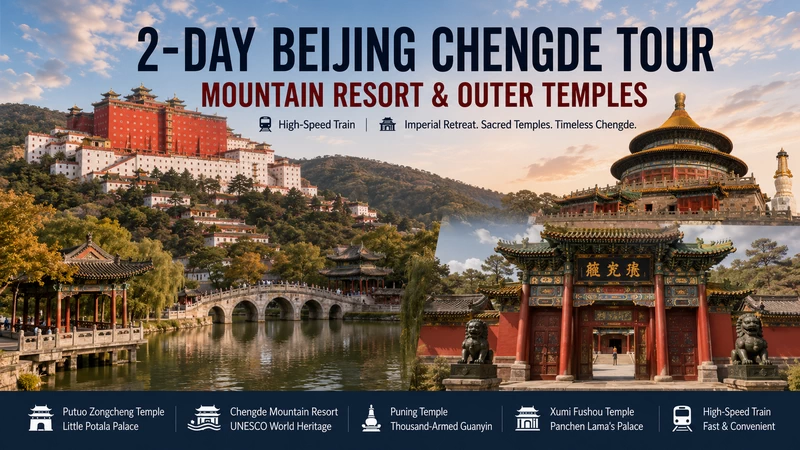2-Day Beijing Chengde Tour to Mountain Resort and Outer Temples