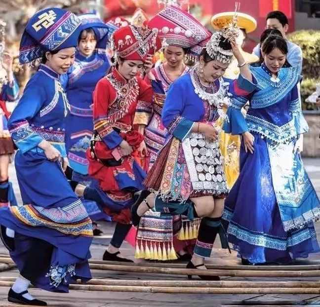 The Zhuang Bamboo Pole Dance of Guangxi