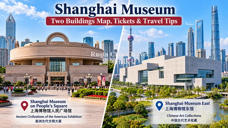Shanghai Museum: Two Buildings Map, Tickets & Travel Tips