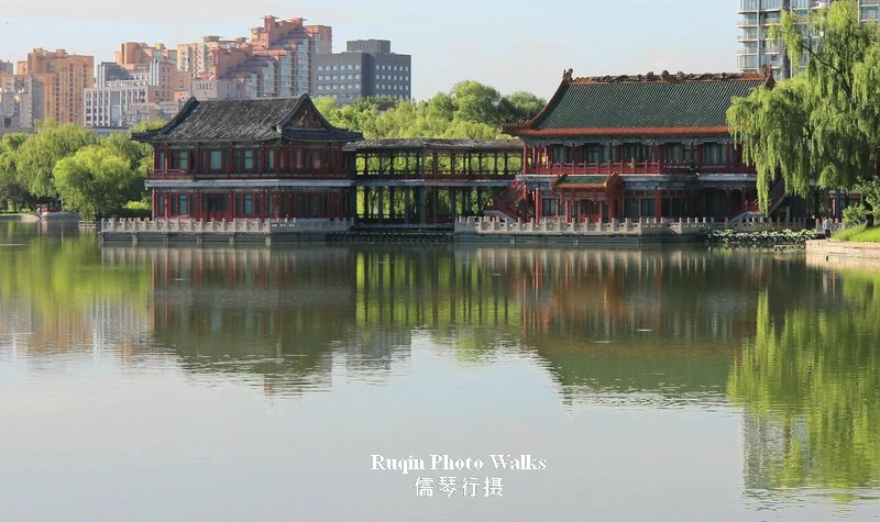 The Longyin Pavilion in Longtan Lake Park