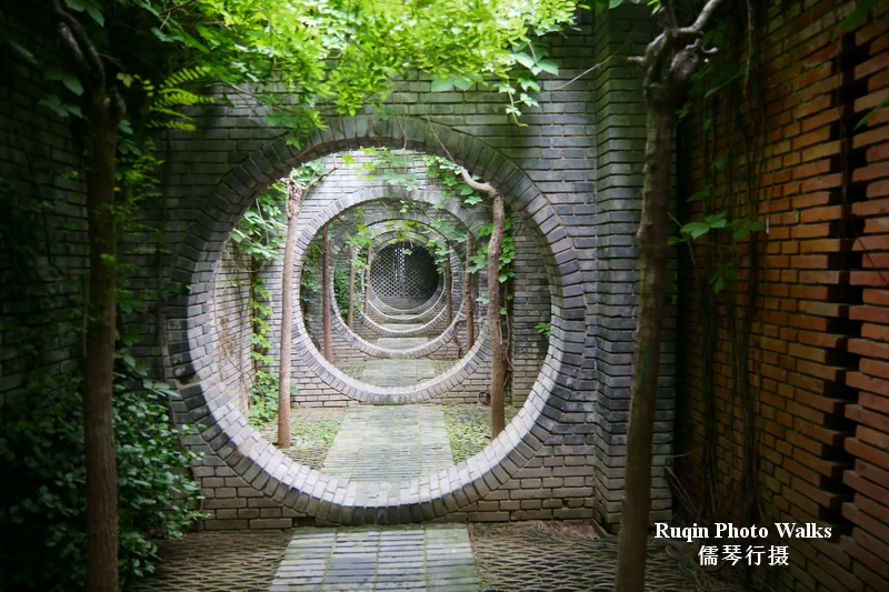 The Circular Arch Corridor at Red Brick Art Museum