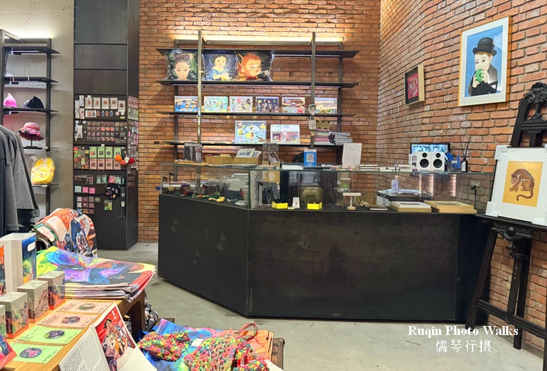 Inside the design shop in Red Brick Art Muaeum