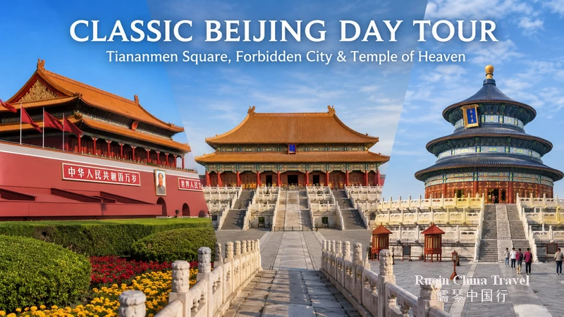 Classic Beijing Day Tour: Tiananmen Square, Forbidden City & Temple of Heaven
