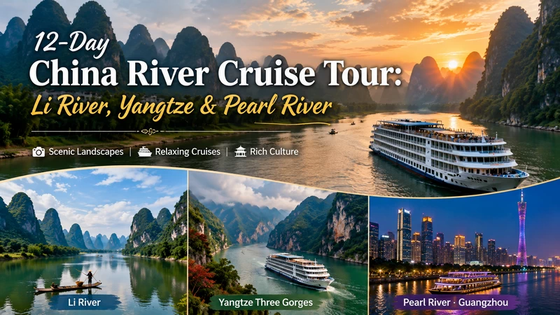 12-Day China River Cruise Tour: Li River, Yangtze & Pearl River