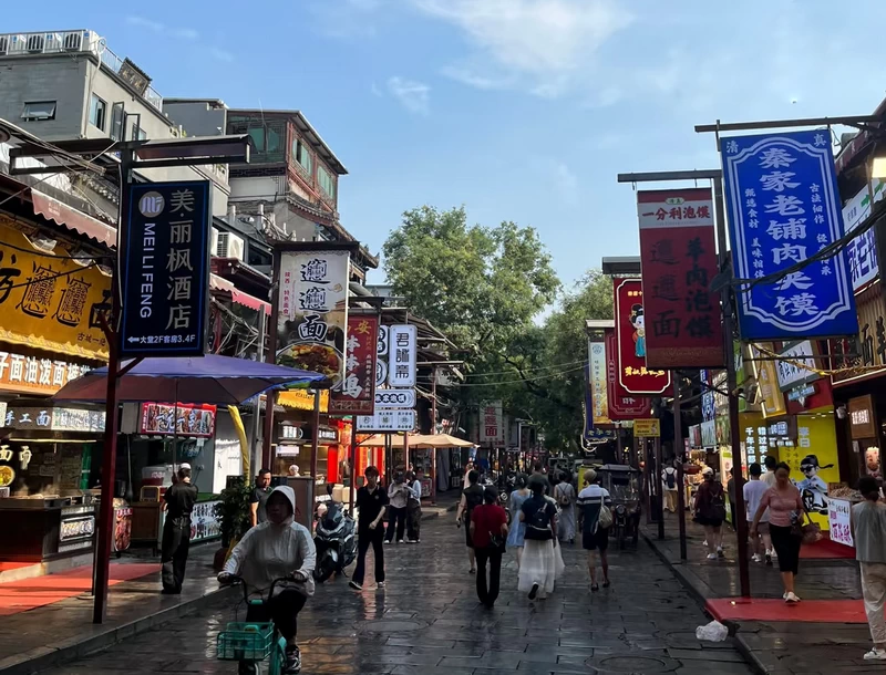 Food Strees at Muslim Quarter in Xi'an
