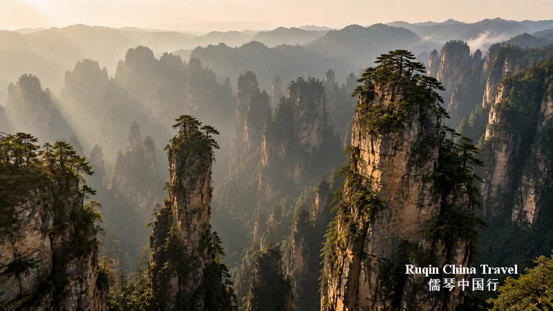 Morning – Tianzi Mountain