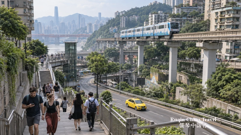 Getting Around Chongqing: Metro, Taxis and Walking in a Vertical City