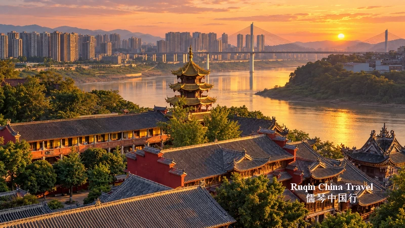 Baolun Temple in Ciqikou Ancient Town