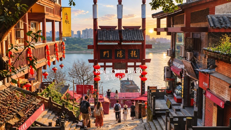 Finish at Yinglong Gate and Longyin Wharf at Ciqikou Ancient Town