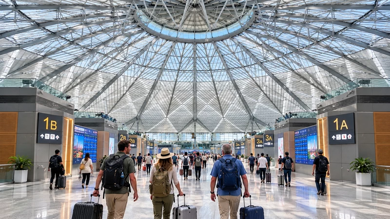 Departure Hall at Shanghai South Railway Station (上海南站)