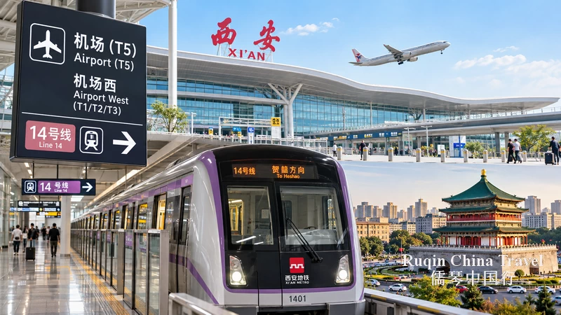 Xi'an Airport to City Centre Metro