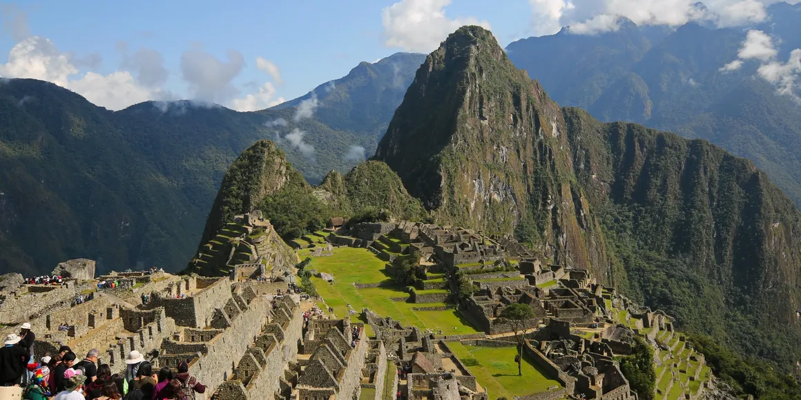 Machu Picchu is an Incan citadel set high in the Andes Mountains 