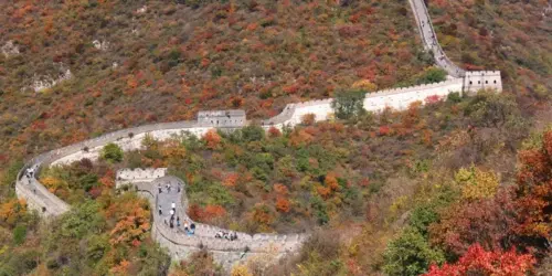 Mutianyu Great Wall on nature's palette