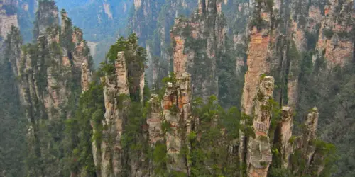 Wulingyuan Scenic Area in Zhangjaijie